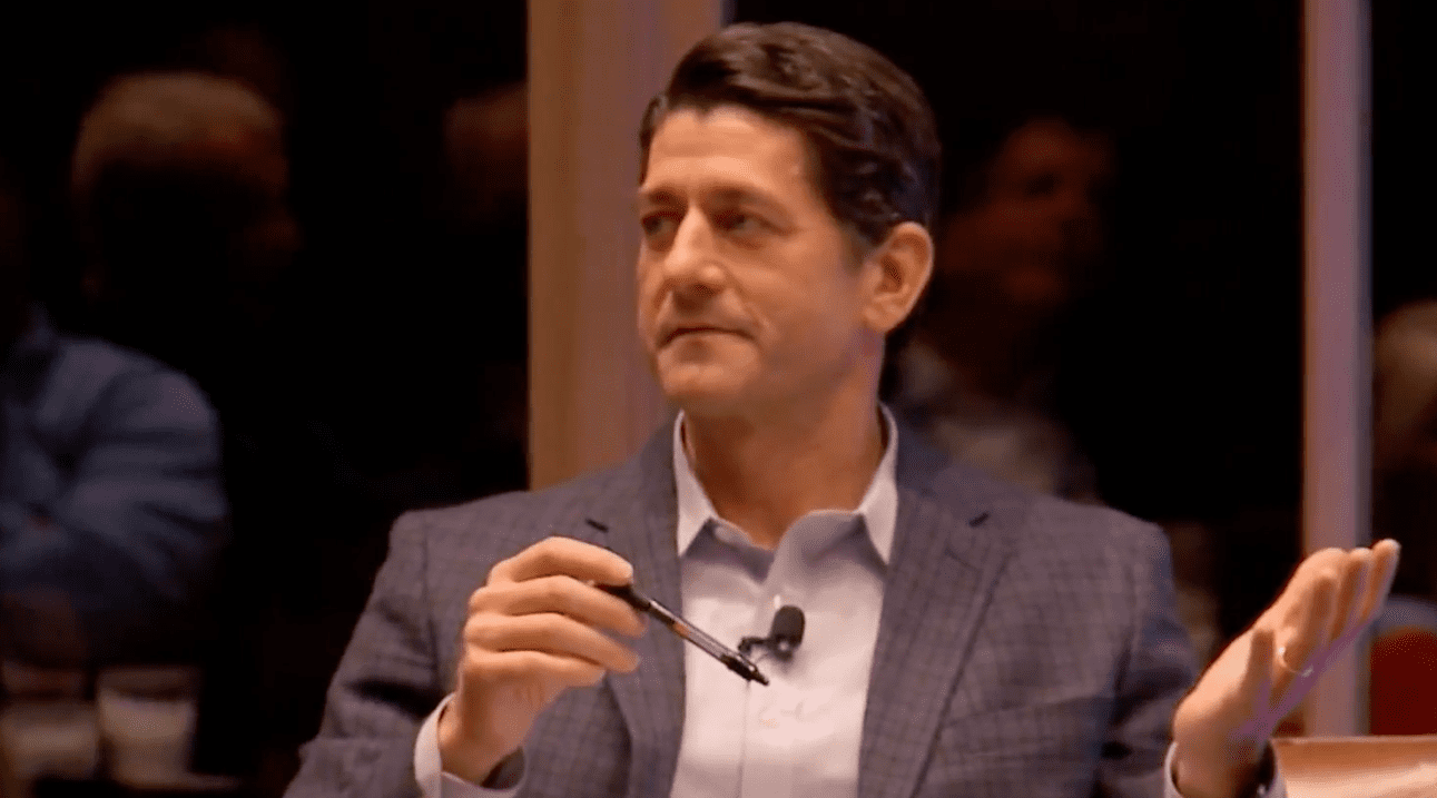 Former U.S. House Speaker Paul Ryan appears Tuesday in Park City at a two-day, closed-door meeting of Republican presidential candidates and donors.